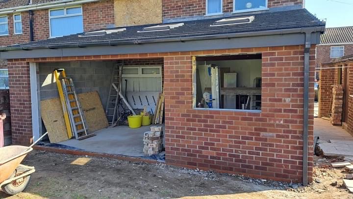 Single-storey rear extension